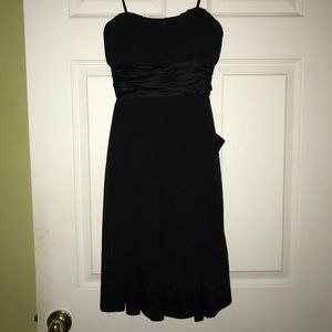 BCBGeneration Strapless Black dress.